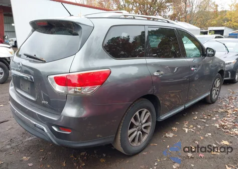 2015 Nissan Pathfinder S из США, поврежденный, VIN 5N1AR2MM5FC649749